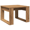 Bijzettafel 50X50X35 Cm Bewerkt Hout
