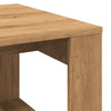 Bijzettafel 50X50X35 Cm Bewerkt Hout