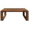 Salontafel 100X100X35 Cm Bewerkt Hout Oude Houtkleurig