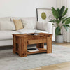 Salontafel 79X49X41 Cm Bewerkt Hout Kleurig