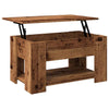 Salontafel 79X49X41 Cm Bewerkt Hout Kleurig