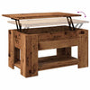 Salontafel 79X49X41 Cm Bewerkt Hout Kleurig