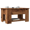 Salontafel 79X49X41 Cm Bewerkt Hout Kleurig