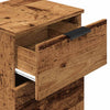 Nachtkastje 40X36X65 Cm Bewerkt Hout Kleurig