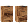 Nachtkastjes 40X36X65 Cm Bewerkt Hout Kleurig