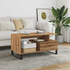 Salontafel 90X49X45 Cm Bewerkt Hout