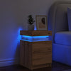 Nachtkastjes Met Led-Verlichting 35X39X55 Cm