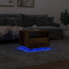 Salontafel Met Led-Verlichting 50X49X40 Cm Kleurig