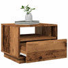 Salontafel Met Led-Verlichting 50X49X40 Cm Kleurig