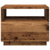 Salontafel Met Led-Verlichting 50X49X40 Cm Kleurig