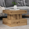 Salontafel Met Led-Verlichting 50X50X40 Cm