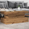 Salontafel Met Led-Verlichting 50X50X40 Cm