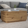 Salontafel Met Led-Verlichting 90X50X40 Cm Kleurig