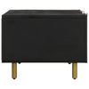 Salontafel 100X54X40 Cm Bewerkt Hout Zwart Wit