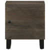 Nachtkastjes 40X33X46 Cm Massief Mangohout Zwart