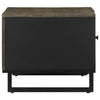 Salontafel 80X50X40 Cm Massief Mangohout Zwart