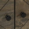 Salontafel 80X50X40 Cm Massief Mangohout Zwart