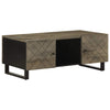 Salontafel 100X54X40 Cm Massief Mangohout Zwart