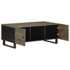 Salontafel 100X54X40 Cm Massief Mangohout Zwart