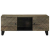 Salontafel 100X54X40 Cm Massief Mangohout Zwart