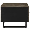 Salontafel 100X54X40 Cm Massief Mangohout Zwart