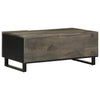 Salontafel 100X54X40 Cm Massief Mangohout Zwart