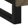 Salontafel 100X54X40 Cm Massief Mangohout Zwart