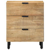 Nachtkastje 50X33X60 Cm Massief Mangohout