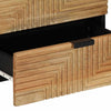 Nachtkastje 50X33X60 Cm Massief Mangohout