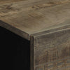 Nachtkastjes 40X33X46 Cm Massief Mangohout Lichtgrijs