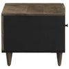 Salontafel 80X50X40 Cm Massief Mangohout Lichtgrijs