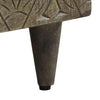 Salontafel 80X50X40 Cm Massief Mangohout Lichtgrijs