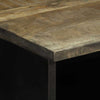 Nachtkastje 40X33X46 Cm Massief Mangohout Lichtgrijs