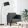 Fauteuil Met Armleuningen 54 Cm Corduroy Stof Lichtgroen Grijs