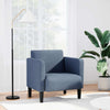 Fauteuil Met Armleuningen 54 Cm Corduroy Stof Lichtgroen Grijs