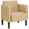 Fauteuil Met Armleuningen 54 Cm Corduroy Stof Lichtgroen Grijs