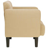 Fauteuil Met Armleuningen 54 Cm Corduroy Stof Lichtgroen Grijs