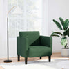 Fauteuil Met Armleuningen 54 Cm Corduroy Stof Lichtgroen Grijs