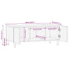 Salontafel 100X54X40 Cm Massief Ruw Mangohout Zwart Antraciet