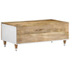 Salontafel 100X54X40 Cm Massief Mangohout