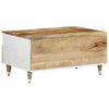 Salontafel 80X54X40 Cm Massief Mangohout