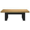 Salontafel Noain U-Vormige Poten 120X60X40 Cm Massief Hout