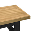 Salontafel Noain U-Vormige Poten 120X60X40 Cm Massief Hout