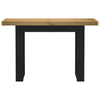 Wandtafel Noain U-Vormige Poten 120X30X75 Cm Massief Hout