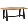 Eettafel Noain A-Vormige Poten 180X90X75 Cm Massief Hout