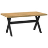 Eettafel Noain A-Vormige Poten 180X90X75 Cm Massief Hout