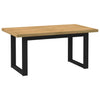 Eettafel Noain A-Vormige Poten 180X90X75 Cm Massief Hout