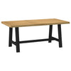 Eettafel Noain A-Vormige Poten 180X90X75 Cm Massief Hout
