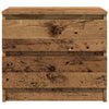 Nachtkastje 50X40X43.5 Cm Bewerkt Hout Kleurig