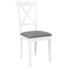 Eetkamerstoelen Met Kussens Massief Hout Rubber